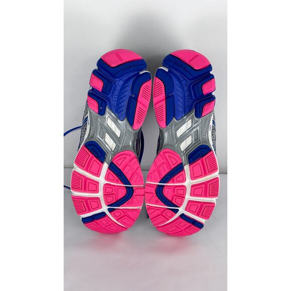 Asics Womens Gel GT 1000 T3R6N Silver Running Shoes Sneakers Size 8 Blue - Picture 11 of 12